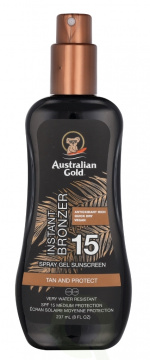 Australian Gold Spray Gel Instant Bronzer SPF15 237 ml