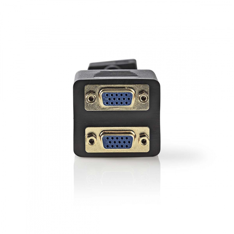 Nedis VGA-kabel | VGA Hane | 2x VGA hona | Guldplaterad | Maximal upplösning: 1280x768 | 0.20 m | Rund | ABS | Svart | Kuvert Nedis VGA-kabel | VGA Hane | 2x VGA hona | Guldplaterad | Maximal upplösning: 1280x768 | 0.20 m | Rund | ABS | Svart | Kuvert