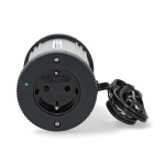 Nedis Växelriktare med modifierad sinusvåg | Inspänning: 12 V DC | Enhetens utgångsanslutning: Type F (CEE 7/3) / USB-A | 230 V AC 50 Hz | 150 W | Toppeffekt: 300 W | Cigarettändarkontakt | Silver