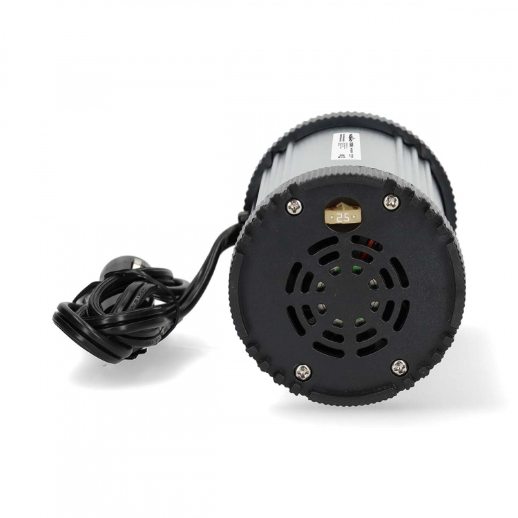 Nedis Växelriktare med modifierad sinusvåg | Inspänning: 12 V DC | Enhetens utgångsanslutning: Type F (CEE 7/3) / USB-A | 230 V AC 50 Hz | 150 W | Toppeffekt: 300 W | Cigarettändarkontakt | Silver