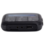 Fysic FM-7500 Enkel mobiltelefon för seniorer med SOS-panikknapp svart