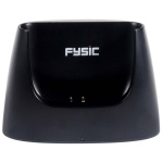 Fysic FM-7500 Enkel mobiltelefon för seniorer med SOS-panikknapp svart