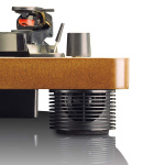 Lenco Skivspelare med inbyggda högtalare USB-kodning Trä