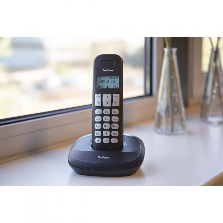 Profoon PDX-1100 DECT-telefon med 1 handenhet svart