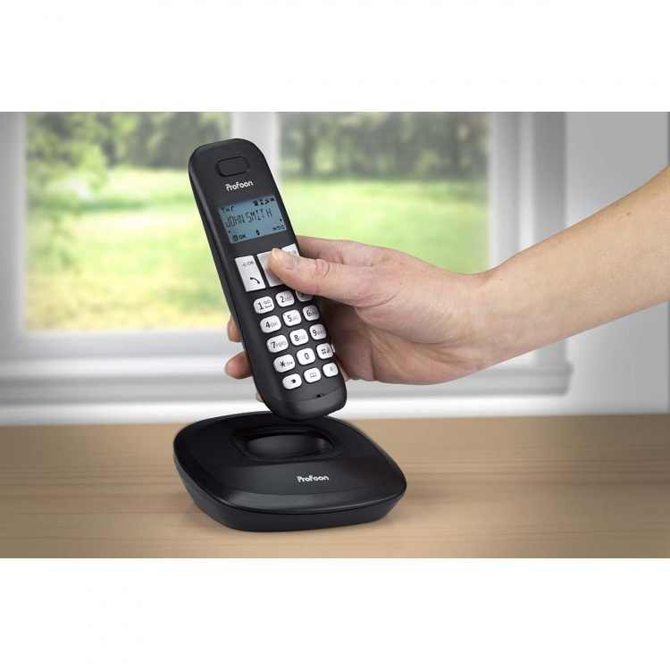Profoon PDX-1100 DECT-telefon med 1 handenhet svart