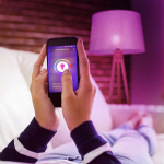 Alecto Smart LED-färglampa med Wi-Fi E27 9W