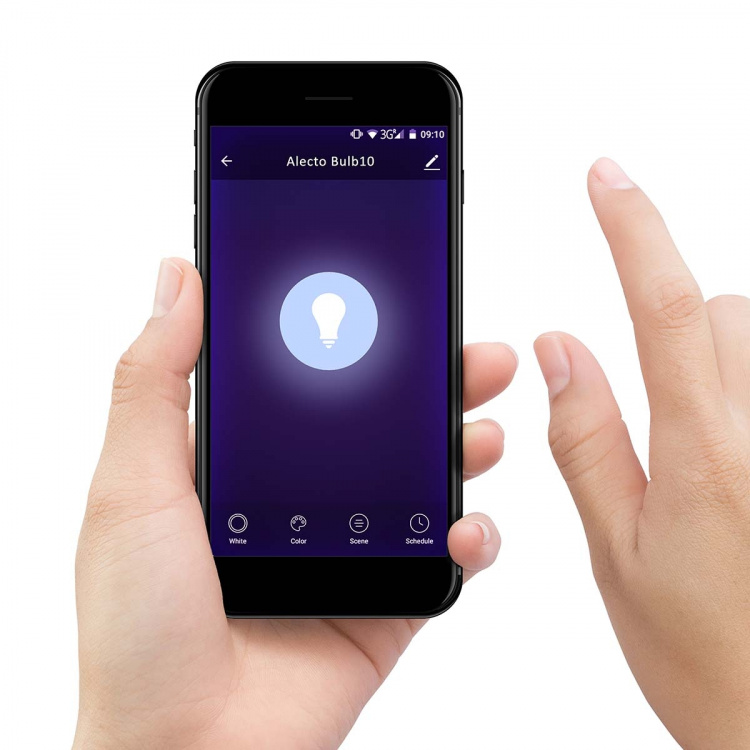 Alecto Smart LED-färglampa med Wi-Fi