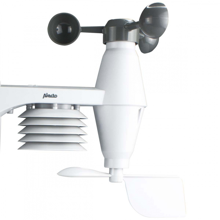 Alecto Professionell väderstation med trådlös sensor svart