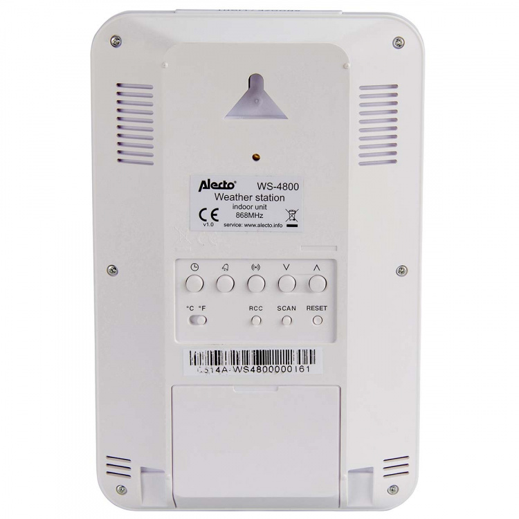 Alecto Professionell väderstation med trådlös sensor vit
