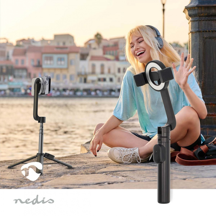 Nedis Bluetooth selfiepinne | Bluetooth® verision: 5.0 | Maximal skärmstorlek: 7 