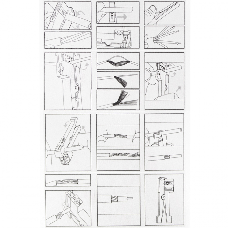LogiLink Kabelskalare för fiber-, coax- och kopparkabel max Ø 3,2 mm