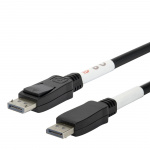 DELTACO DisplayPort cable, DP 2.1, DP80, 1m