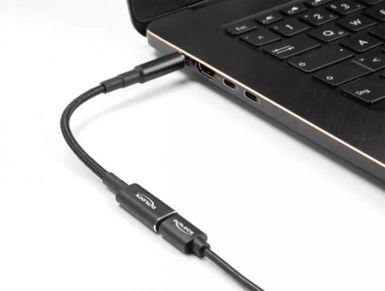 DeLOCK Laptop Charging Cable USB Type-C to HP 4.5 x 3.0mm 15 cm