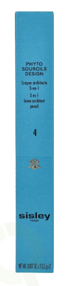 Sisley Phyto Sourcils Design 3-In-1 Brow Architect Pencil 0.4 g #4 Moka