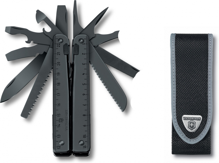 Victorinox SwissTool Burnished multifunktionsverktyg, svart