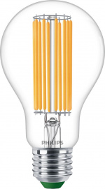 Philips Ultra Efficient LED-lampa, E27, 4000 K, 1095 lm, klar Philips Ultra Efficient LED-lampa, E27, 4000 K, 1095 lm, klar