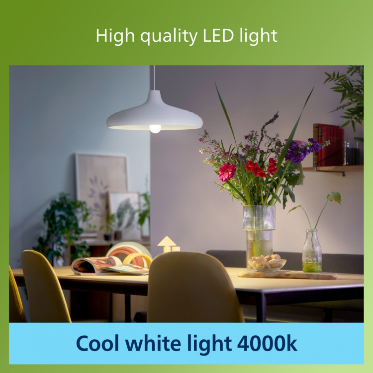 Philips Ultra Efficient LED-lampa, E27, 4000K, 840 lm