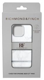 Richmond & Finch iPhone 13 Pro Max Freedom Case, White Marble