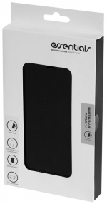 Essentials iPhone 6/7/8/SE (2020/2022) Läderfodral, Svart