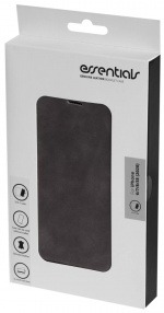 Essentials iPhone 6/7/8/SE (2020/2022) läderfodral, grå