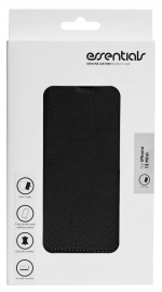 Essentials iPhone 13 Mini läderplånbok, avtagbar, Svart