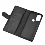 Essentials Motorola Moto G71 plånboksfodral, 3 kort, svart