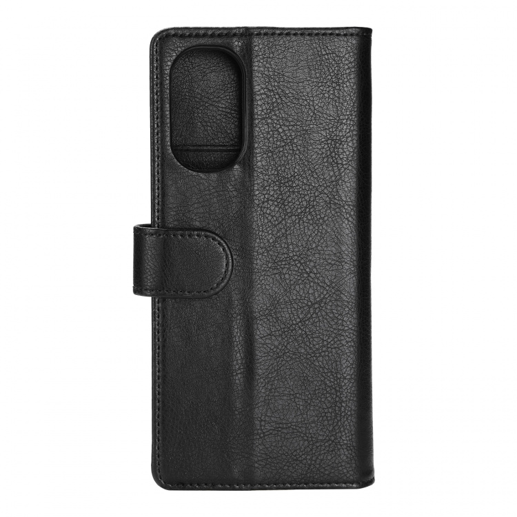 Essentials Motorola G62 PU-plånboksfodral, 3 kort, Svart