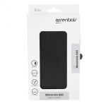 Essentials Motorola G62 PU-plånboksfodral, 3 kort, Svart