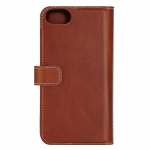 Essentials iPhone 6/7/8/SE (2020/2022) Läder Väggfodral, detaljer, Brun