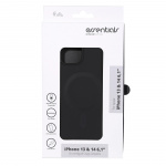 Essentials iPhone 13/14 Silicone Mag back cover, Svart