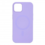 Essentials iPhone 13/14 Silicone Mag back cover, Lila
