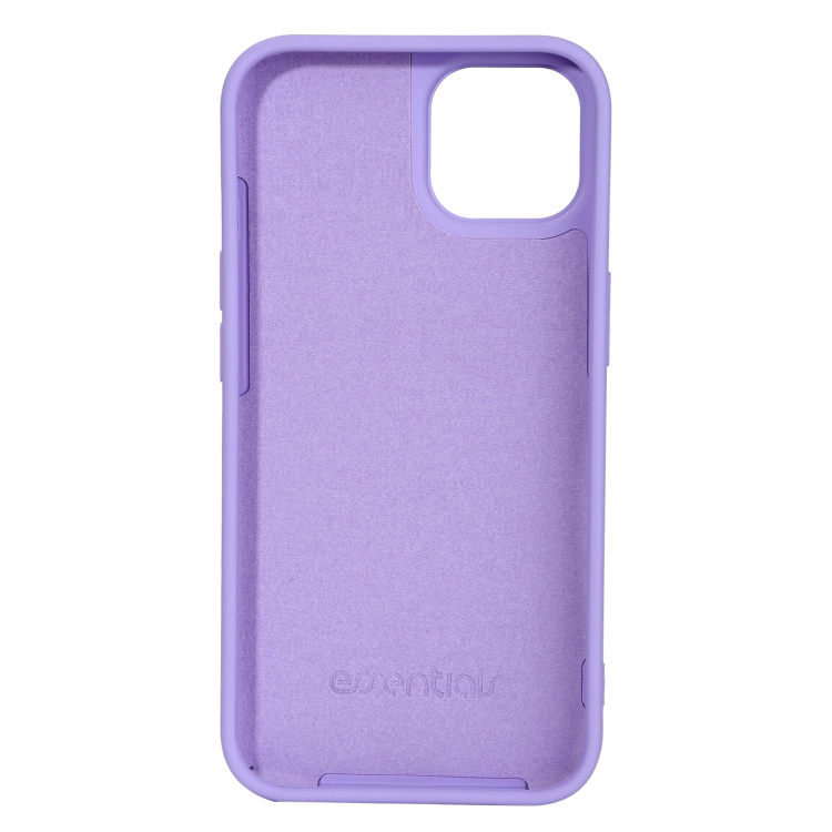 Essentials iPhone 13/14 Silicone Mag back cover, Lila