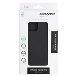 Essentials iPhone 12/12 Pro recycled TPU cover, svart