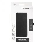 Essentials Redmi Note 12 PU-plånbok, avtagbar, svart