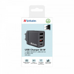 Verbatim CHR-30EU1 USB-laddare 30W med 1 x USB-C® PD 20W