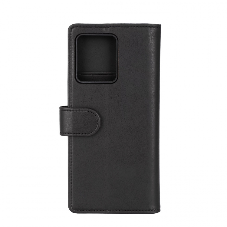 Essentials Motorola Edge 40 Neo PU-plånbok, 3 kort, svart