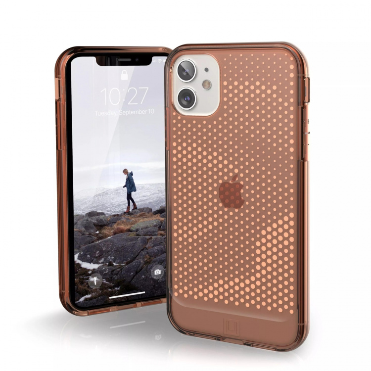 Urban Armor Gear iPhone 11/XR U Lucent-fodral, orange