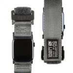 Urban Armor Gear Apple Watch 45/44/42mm Active Strap LE, mörkgrå