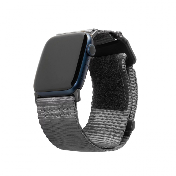 Urban Armor Gear Apple Watch 45/44/42mm Active Strap LE, mörkgrå
