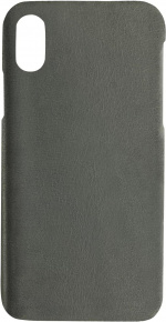 Essentials iPhone X/XS, Copenhagen läder cover, grå