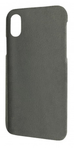 Essentials iPhone X/XS, Copenhagen läder cover, grå