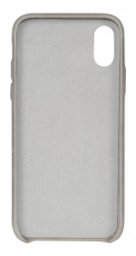 Essentials iPhone X/XS, Copenhagen läder cover, grå