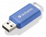 Verbatim DataBar USB 2.0-enhet Blå 64GB