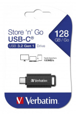 Verbatim USB-minne 3.2 Gen 1 128GB Med utdragbar USB-C