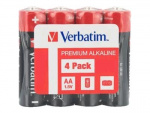 Verbatim Alkaline batteri AA 4 Pack