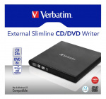 Verbatim Mobile DVD ReWriter USB 2.0 svart