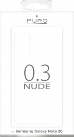 Puro Samsung Galaxy Note 20, 0.3 Nude, Transparent