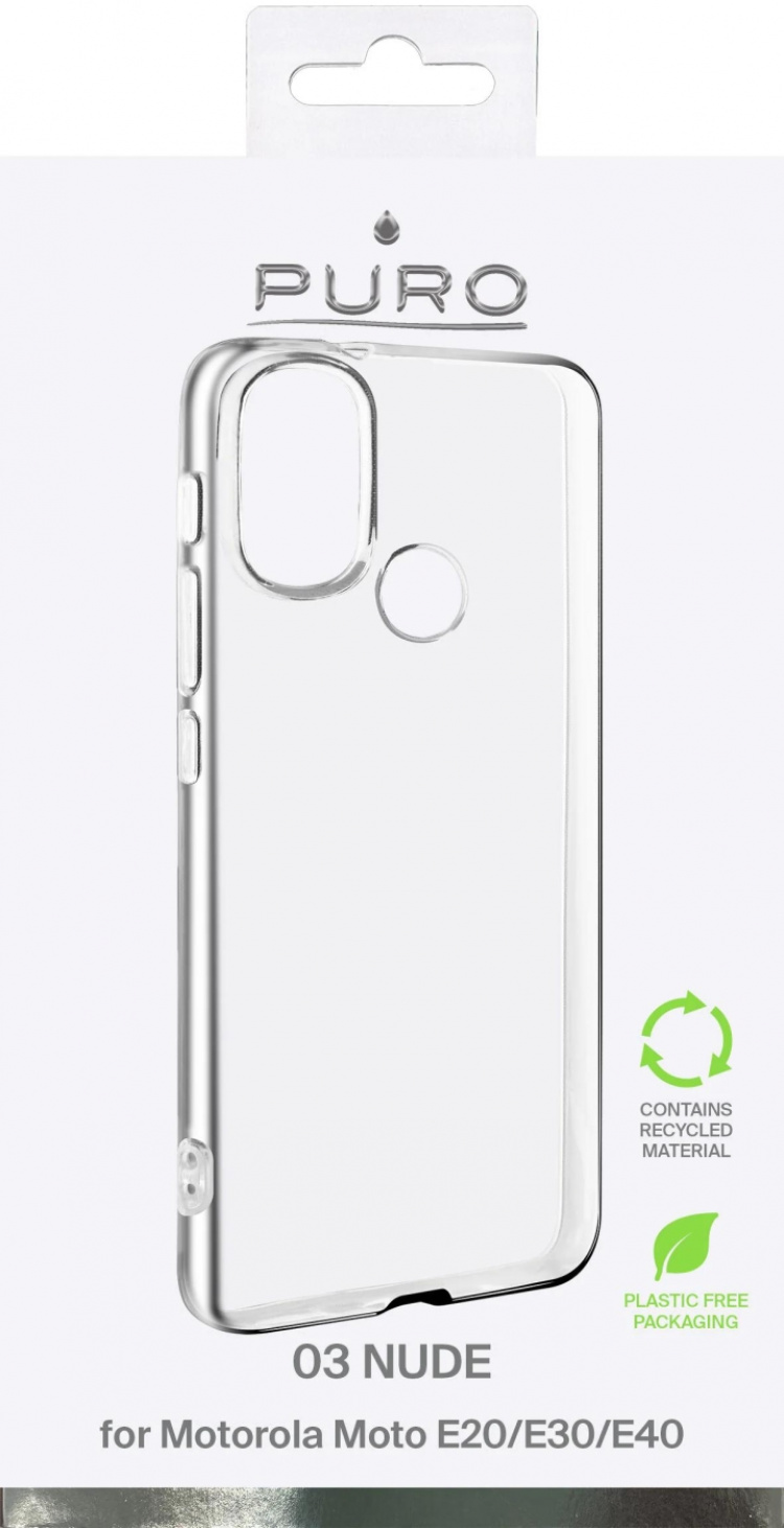 Puro Motorola Moto E20/E30/E40 0.3 Transparent
