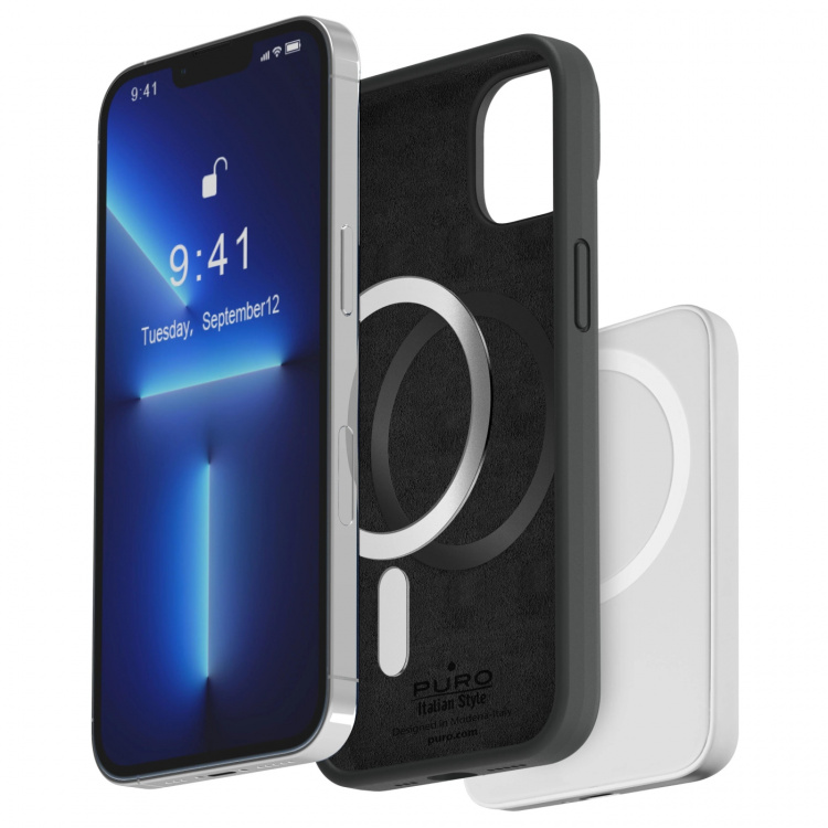 Puro iPhone 14 Plus Icon Mag, Svart