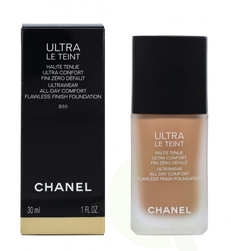 Chanel Ultra Le Teint Flawless Finish Fluid Foundation 30 ml B50